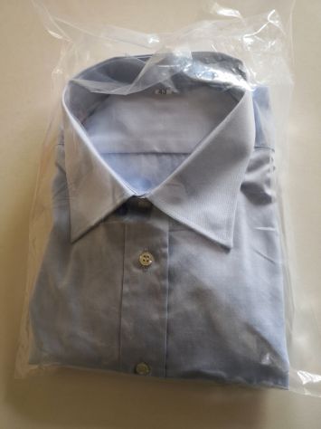 Camicie azzurre (2) da uomo taglia 43