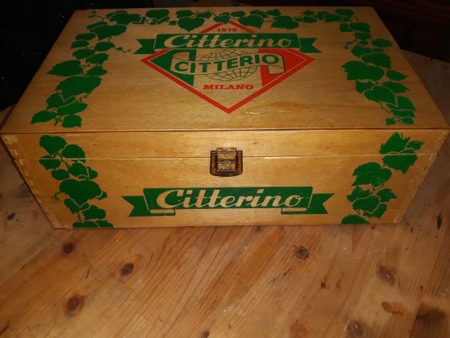 Cassa/cassetta in legno citterino-citterio vintage - Foto 2