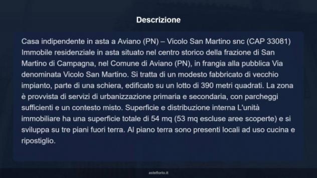Immobile in asta di 54 m² in vendita a Aviano - Foto 9