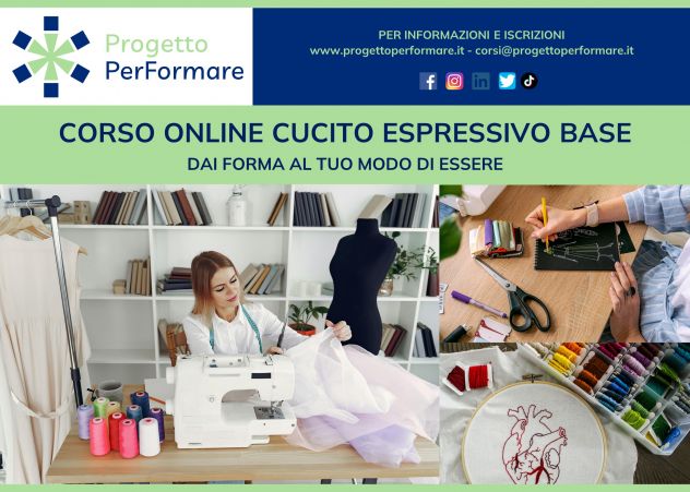 Corso online cucito espressivo base