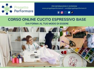 Corso online cucito espressivo base