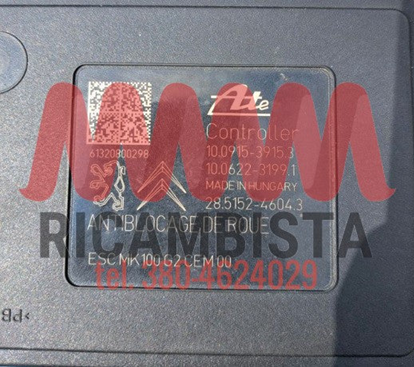 9806274280 Peugeot 208 1.6 anno 2013 gruppo pompa ABS - Foto 3