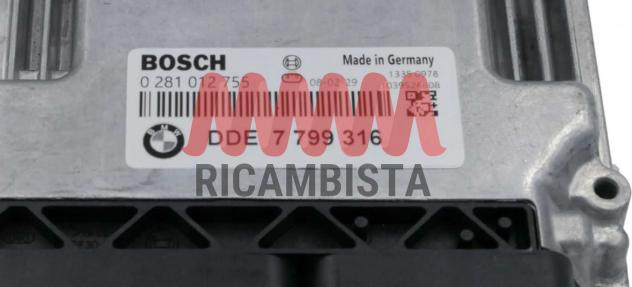 0281012755 BMW E87 118d 2.0 centralina motore Bosch - Foto 2