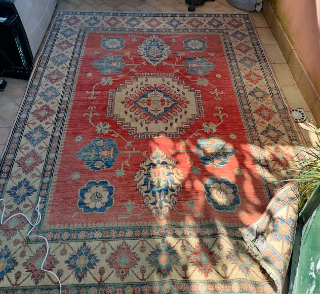 Tappeto Pakistano rosso-blu - Foto 9