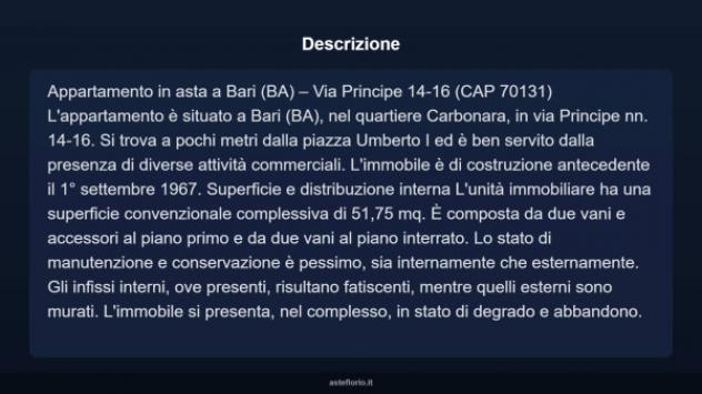 Immobile in asta di 51 m² in vendita a Bari - Foto 13