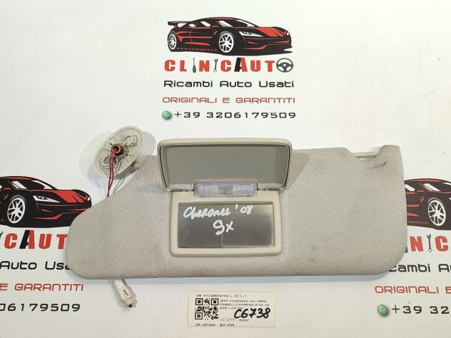 PARASOLE ALETTA ANTERIORE SX JEEP Cherokee 4° Serie K1CQ85DW1AB ENS (0508)