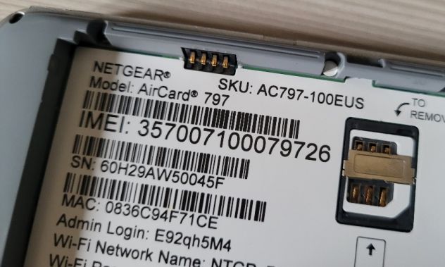 MODEM Hotpsot portatile 4G LTE (AC797) slot Sim Dati Modem NETGEAR Aircard 797 - Foto 4