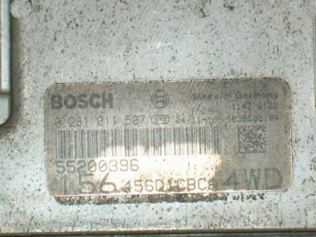 0281011507 ECU ALFA ROMEO 156 1.9 4X4 0281011507 55200396 EDC 16C8 - Foto 2
