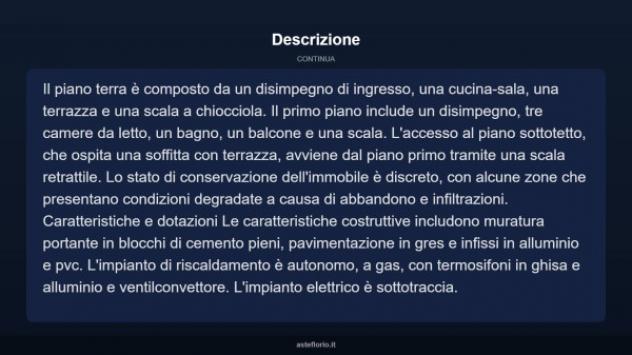 Immobile in asta di 203 m² con più di 5 locali in vendita a Montenerodomo - Foto 9