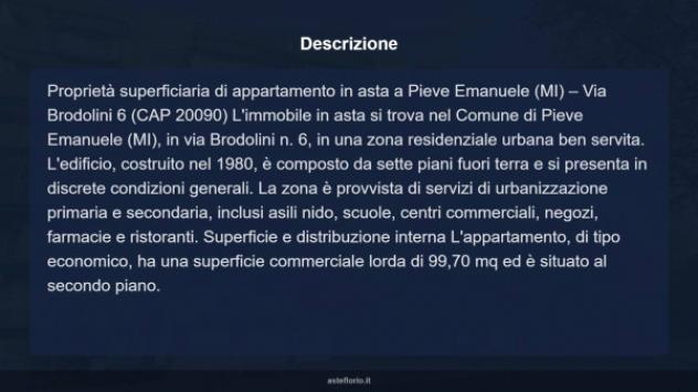 Immobile in asta di 99 m², box auto in vendita a Pieve Emanuele - Foto 11