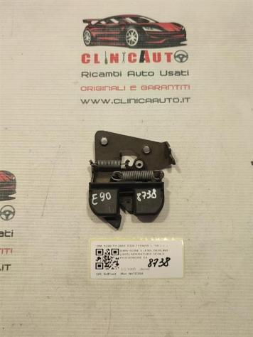 SERRATURA BLOCCO TAPPEZZERIA POSTERIORE SX BMW Serie 3 E90 Berlina 5220 7112863 5220 7119459 (0508)