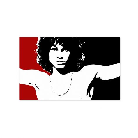 Quadro Pop Art Jim Morrison dipinto a mano moderno - Foto 2
