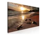 Quadro Sassi Sul Mare Cm. 120x40 - 135x45 - 150x50 ARREDALACASA