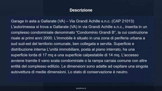 Immobile in asta di 17 m² in vendita a Gallarate - Foto 4
