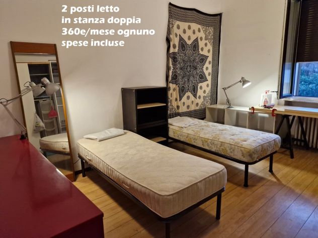 2 POSTI LETTO IN CAMERA CON BAGNO AUTONOMO 360euro/mese spese Incluse caduno