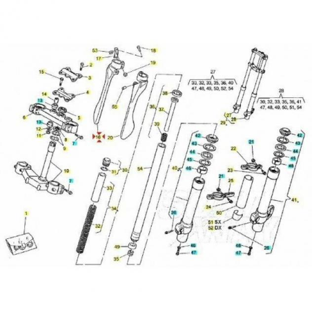 Parastelo sinistro Husqvarna TE E 410 e 610 80A083768 - Foto 5