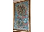 Quadro Balinese ad olio dipinto a Batuan nel 1978