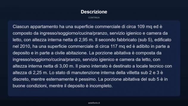 Immobile in asta di 226 m² in vendita a Portopalo di Capo Passero - Foto 5