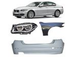 Bmw Serie 5 cofano paraurti parafango kit airbag 2010>13