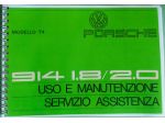 Porsche 914 Libretto di uso e manutenzione