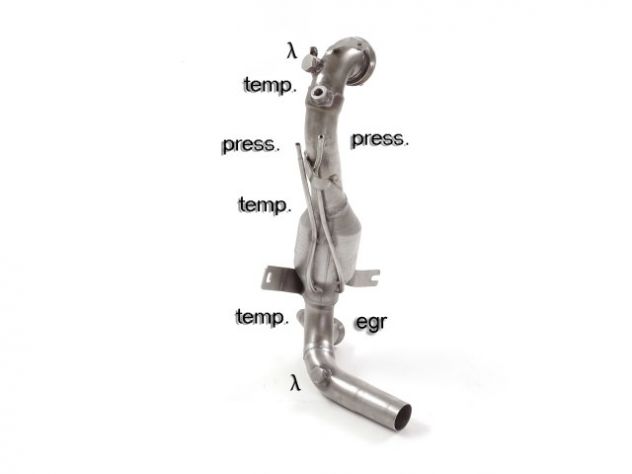 Silenziatore per Fiat Grande Punto Punto Evo Inoxcar catalizzatore Ragazzon - Foto 2