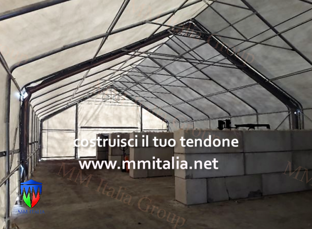 TENDONI PER AGRICOLTURA 8 X 16 X 3,96 Mt. € 3.284,00 i.e. MM Italia - Foto 3