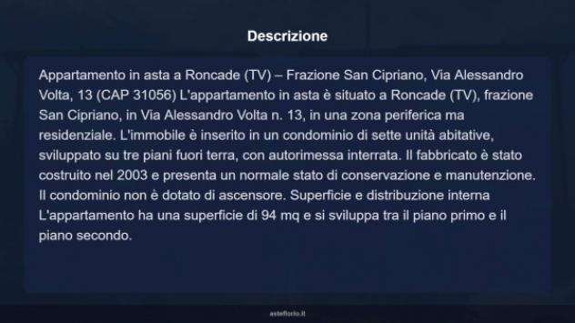 Immobile in asta di 94 m², box auto in vendita a Roncade - Foto 17