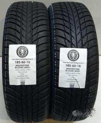 2 gomme 185 60 16 bridgestone a41966