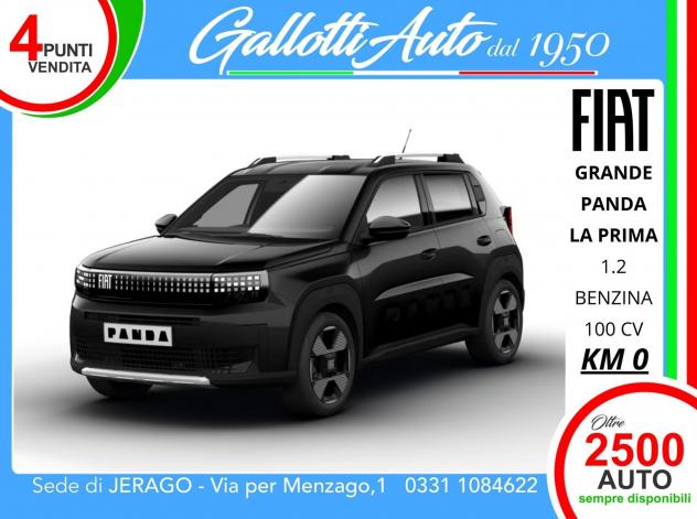 FIAT Grande Panda Benzina La Prima-SENZA VINCOLI DI FINANZIAMENTO