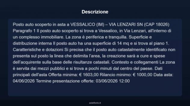 Immobile in asta di 14 m² in vendita a Vessalico - Foto 3