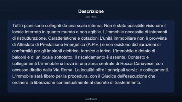 Immobile in asta di 227 m² con più di 5 locali in vendita a Rocca Canavese - Foto 5