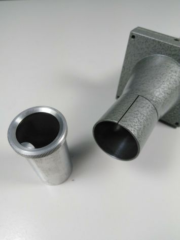 Lente per diapositive Fix-For-Projector Brevett. in metallo vintage molto raro - Foto 3