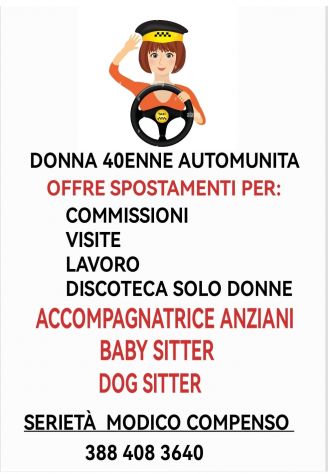 Offro spostamenti