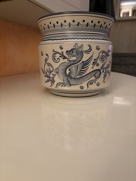 UN VASO COME NUOVO MA VINTAGE ANNI 70/80,IN CERAMICA,MARCA DERUTA MADE IN ITALY - Foto 6