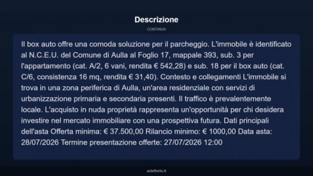 Immobile in asta di 100 m² con più di 5 locali e box auto in vendita a Aulla - Foto 14