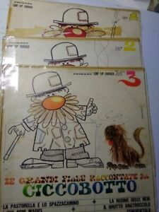 Le grandi fiabe raccontate da CICCIOBOTTO an 1965 - vinili 33 giri - Foto 3
