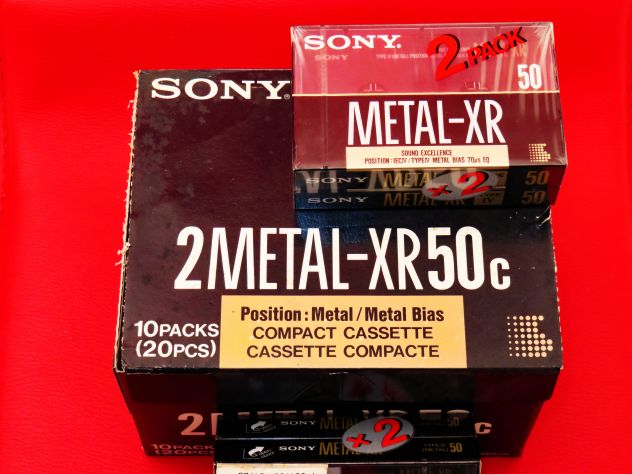 Audio Cassette SONY "METAL-XR 50" BI-PACK - Foto 5