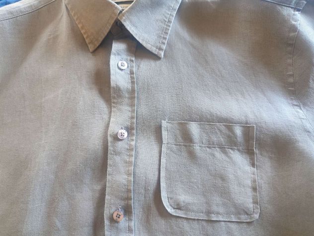 Camicia estiva in puro lino tg. M - Foto 4