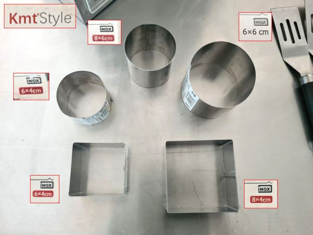 stampini per tartare in inox usati - Foto 2