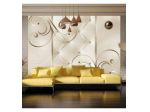 Fotomurale Adesivo Elegante Stile Pelle Crema Beige Arredalacasa