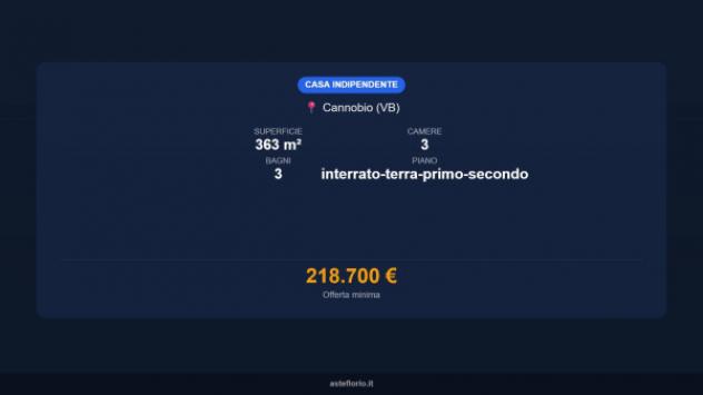 Immobile in asta di 363 m² in vendita a Cannobio - Foto 14