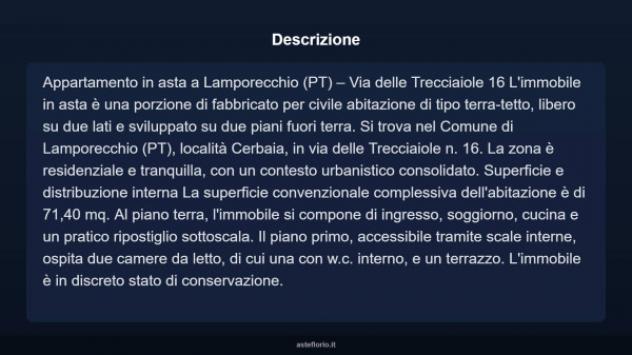 Immobile in asta di 71 m² in vendita a Lamporecchio - Foto 4