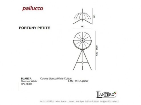 pallucco,floor lamp,FORTUNY petite,lampada da terra orientabile, x divano,living - Foto 3