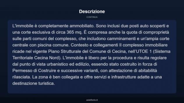 Immobile in asta di 124 m² con più di 5 locali in vendita a Cecina - Foto 13