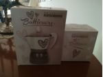 Caffettiera e 2 mug Batticuore Brandani