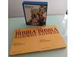 Cofanetto contenente due volumi de "La Bibbia Illustrata",