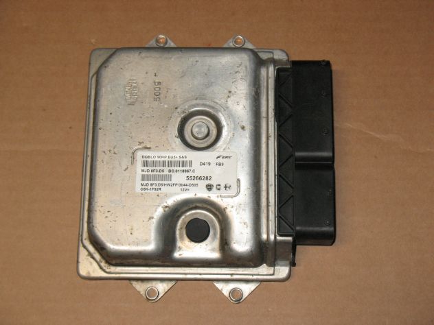 8F3D5 55266282 ECU CENTRALINA MOTORE FIAT DOBLO 90HP 8F3.D5 HW2FP
