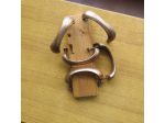 N° 5 MANIGLIE IN BRONZO PER MOBILI VARI CON VITI IN FERRO -