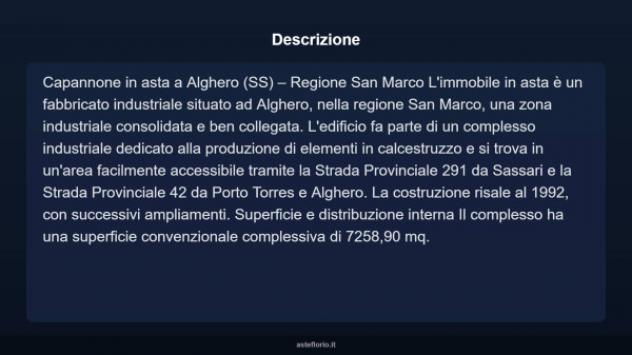 Immobile in asta di 7258 m² in vendita a Alghero - Foto 4