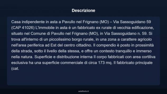 Immobile in asta di 173 m² in vendita a Pavullo nel Frignano - Foto 4